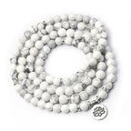 Amazon Stone Tiger Eye Stone Bracelet Necklace 108 Buddha Beads Lotus Bracelet