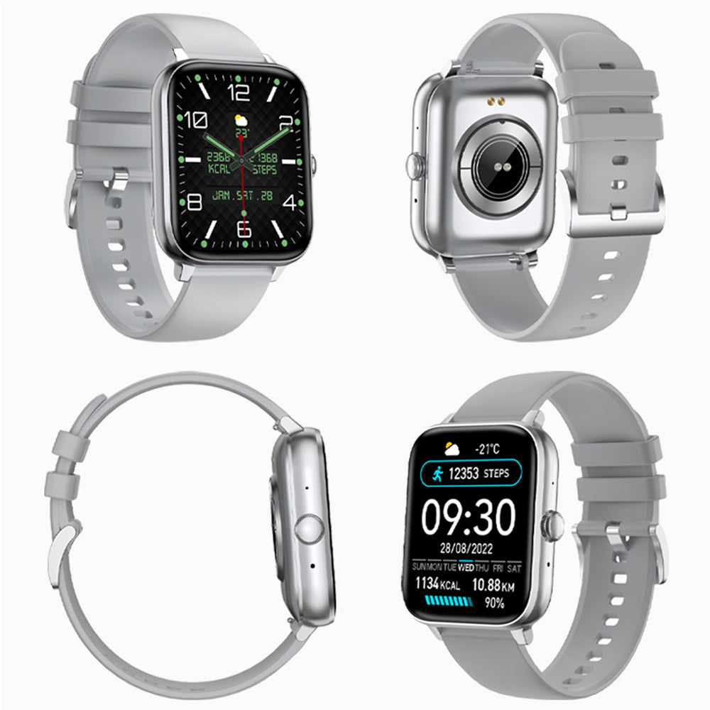 Smartwatch Herren Damen 1.83 Zoll BT Herzfrequenz Fitness Tracker