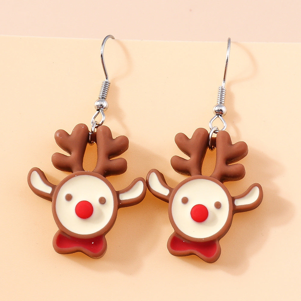 Nouvelles boucles d'oreilles sapin de Noël Boucles d'oreilles en feutre