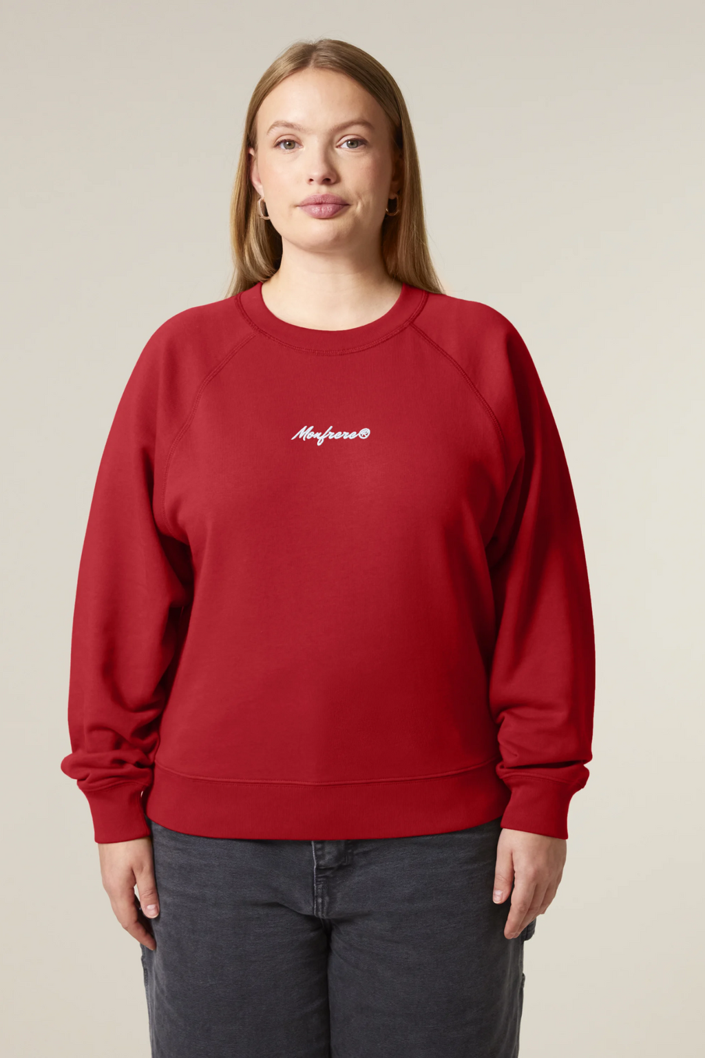 White Label Damen-Raglan-Sweatshirt mit Stickerei
