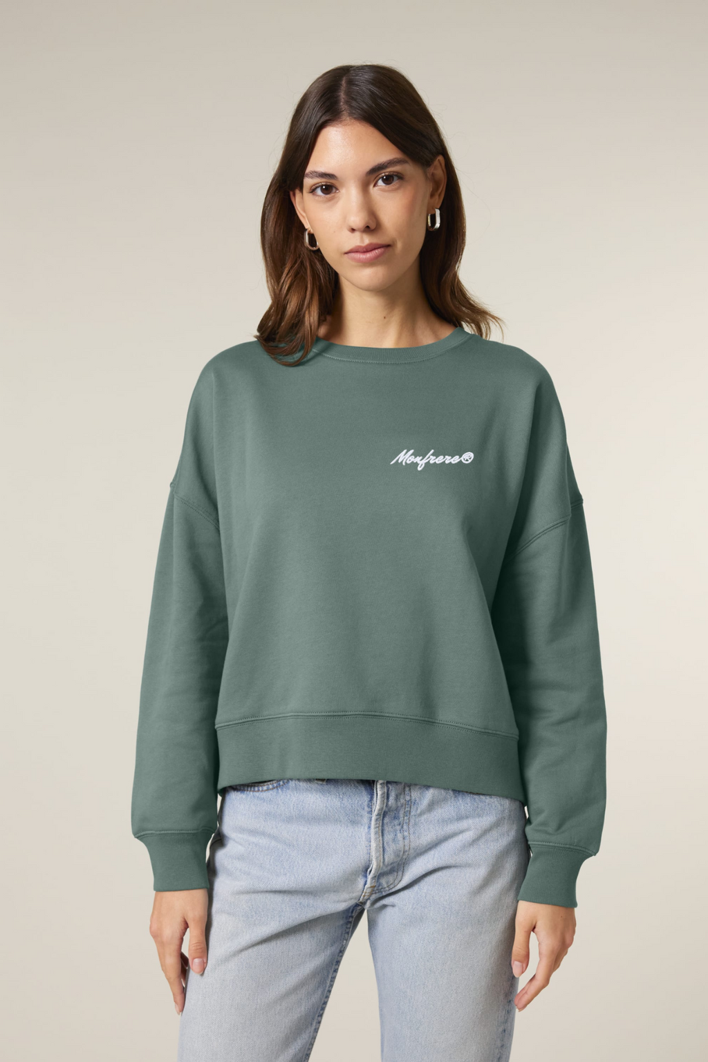 White Label Stick Damen-Rundhals-Sweatshirt