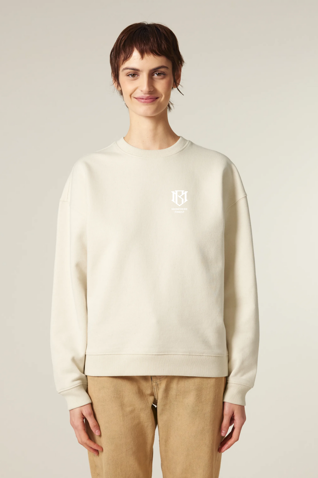 MONFRERE FINE Oversize-Rundhals-Sweatshirt