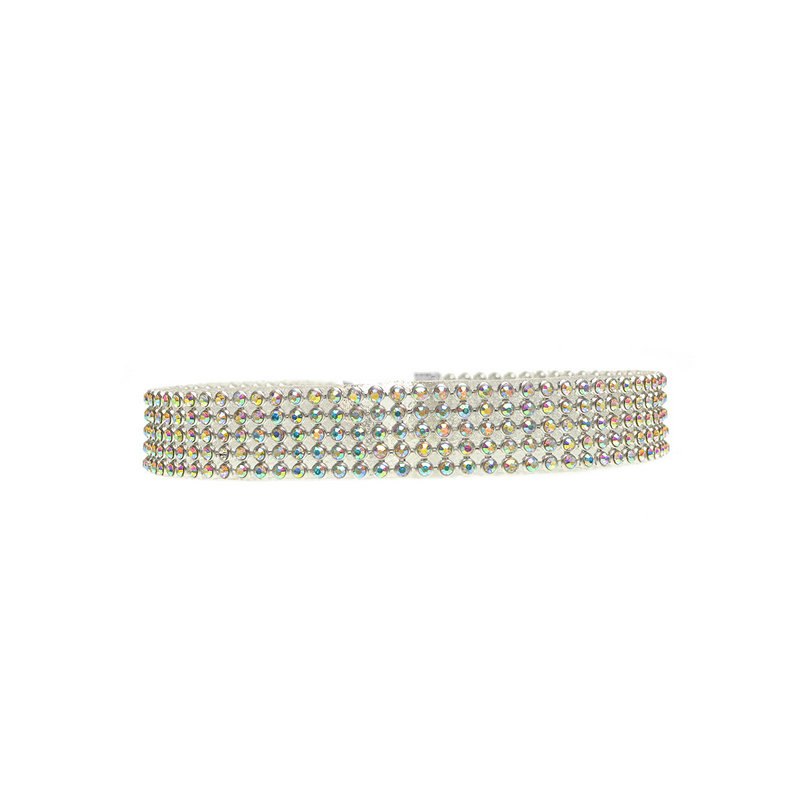 Mode Frauen Full Crystal Strass Choker Halskette Hochzeit Schmuck Choker Halsketten Für Frauen