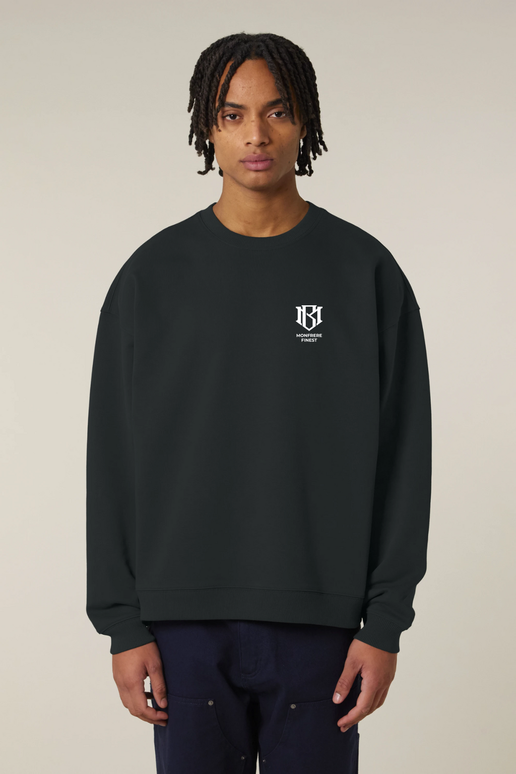 MONFRERE FINE Oversize-Rundhals-Sweatshirt