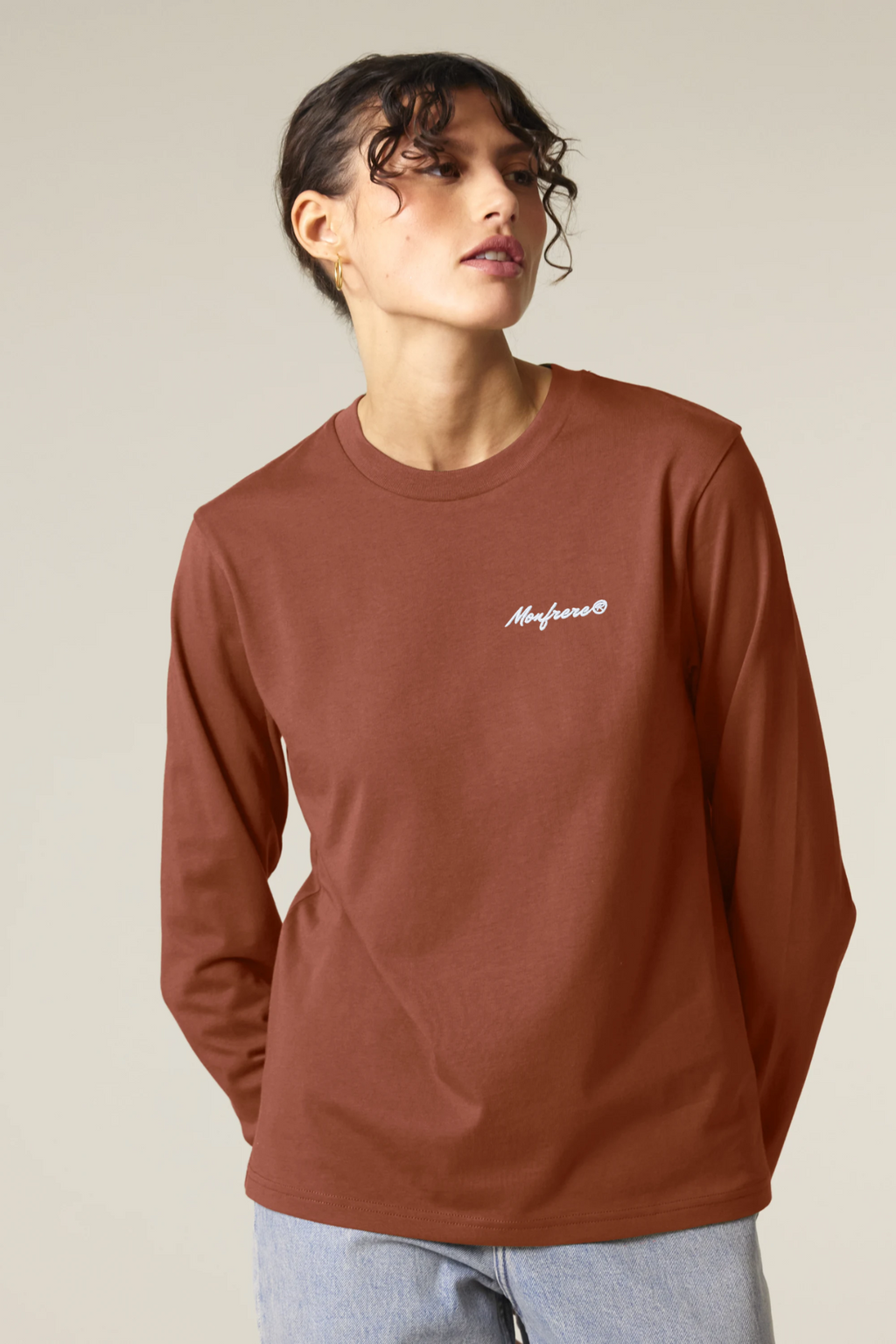 White Label Stick Unisex-Langarmshirt
