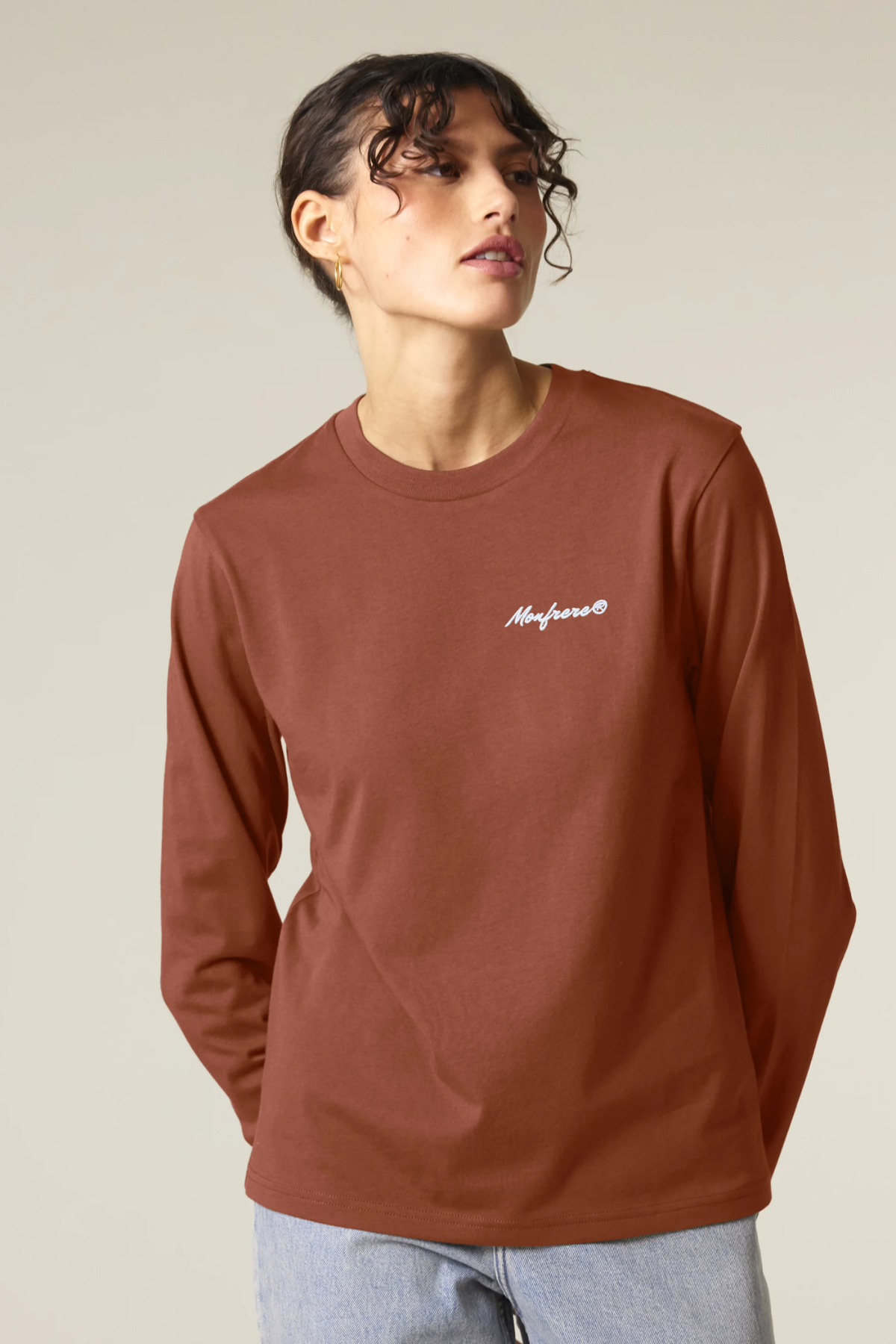 White Label Stick Unisex-Langarmshirt