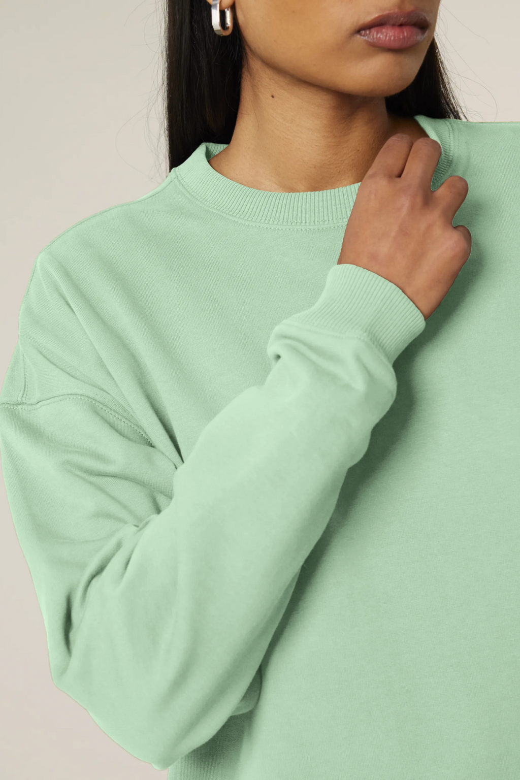 White Label Stick Oversize-Rundhals-Sweatshirt