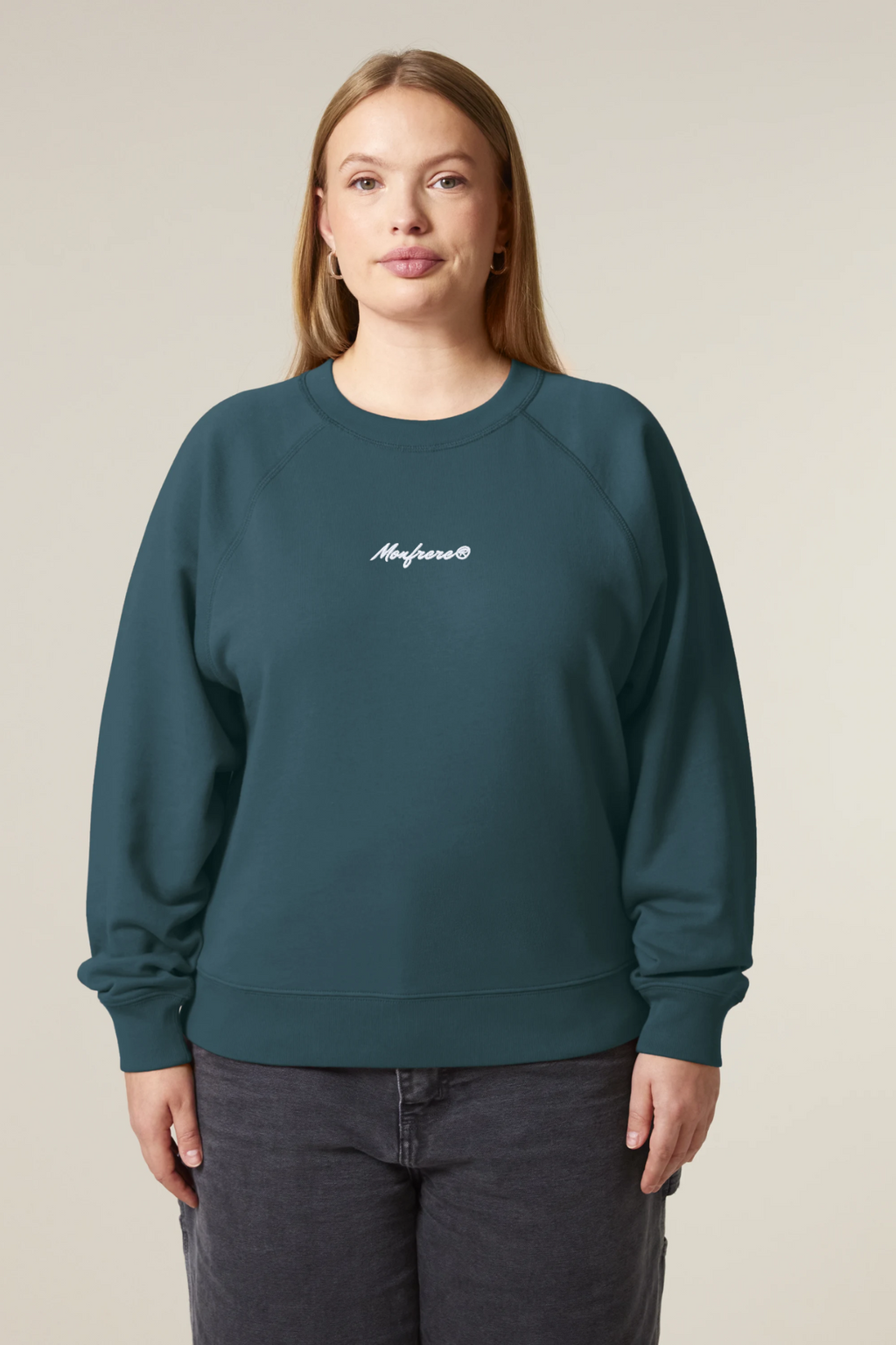 White Label Damen-Raglan-Sweatshirt mit Stickerei