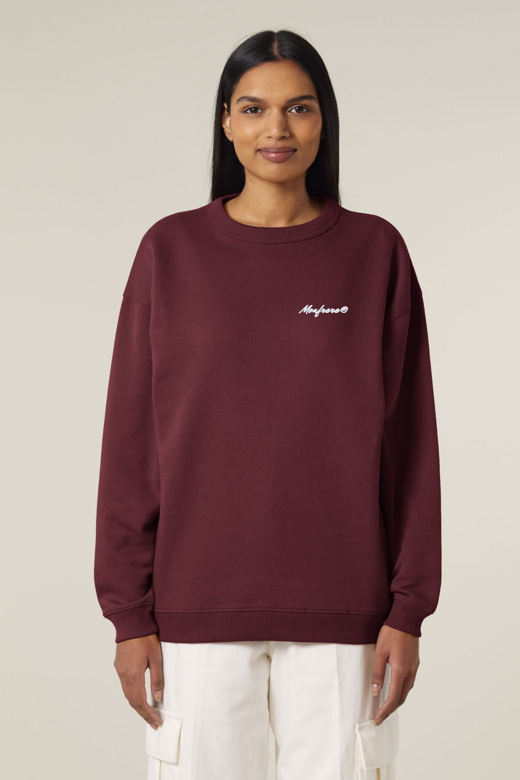 White Label Stick Oversize Damen Crewneck Sweatshirt