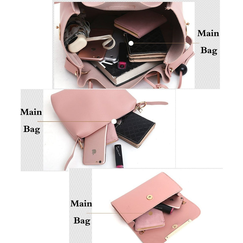 Sac à main et sac à main pour femme, lot de 3, sac à bandoulière, fourre-tout, pochette, sac à anse, sac à bandoulière
