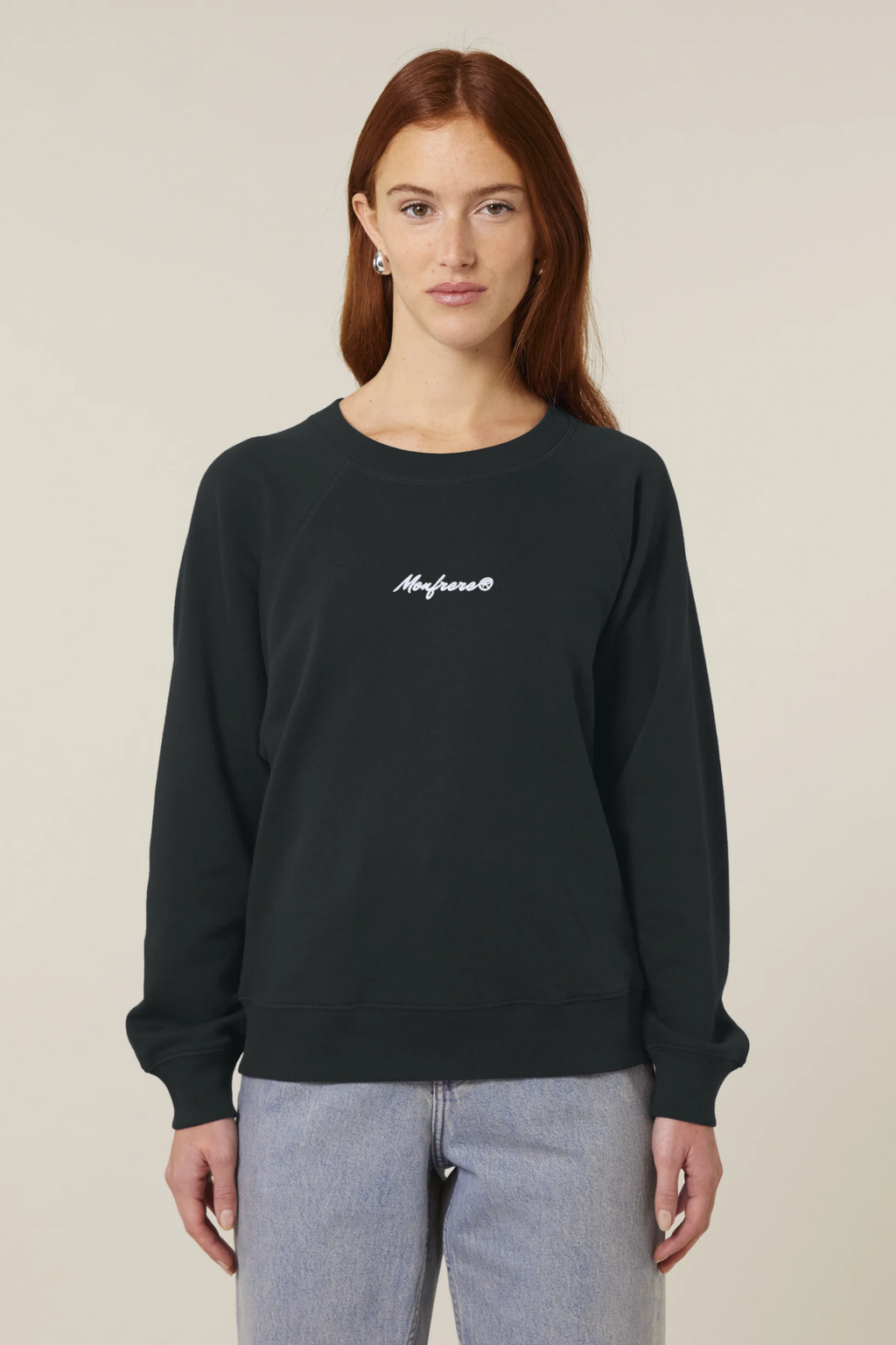 White Label Damen-Raglan-Sweatshirt mit Stickerei