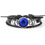 12 Sternzeichen Armband Leuchtendes geflochtenes Design Armband für Männer Frauen Kinder
