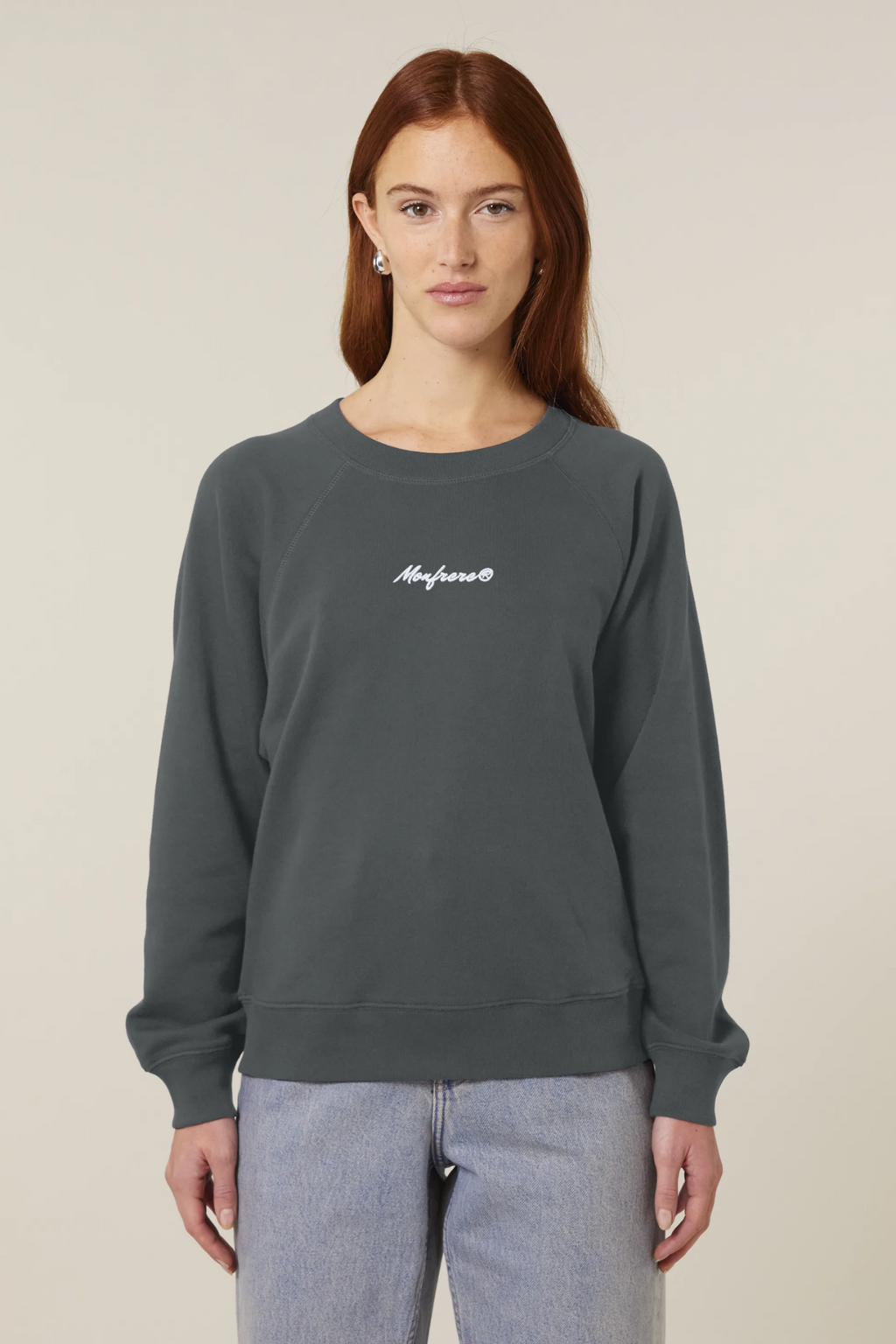White Label Damen-Raglan-Sweatshirt mit Stickerei