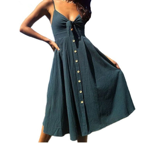 Robes d'été pour femmes sans manches, dos nu, à bretelles, longues, moulantes, pour soirée.