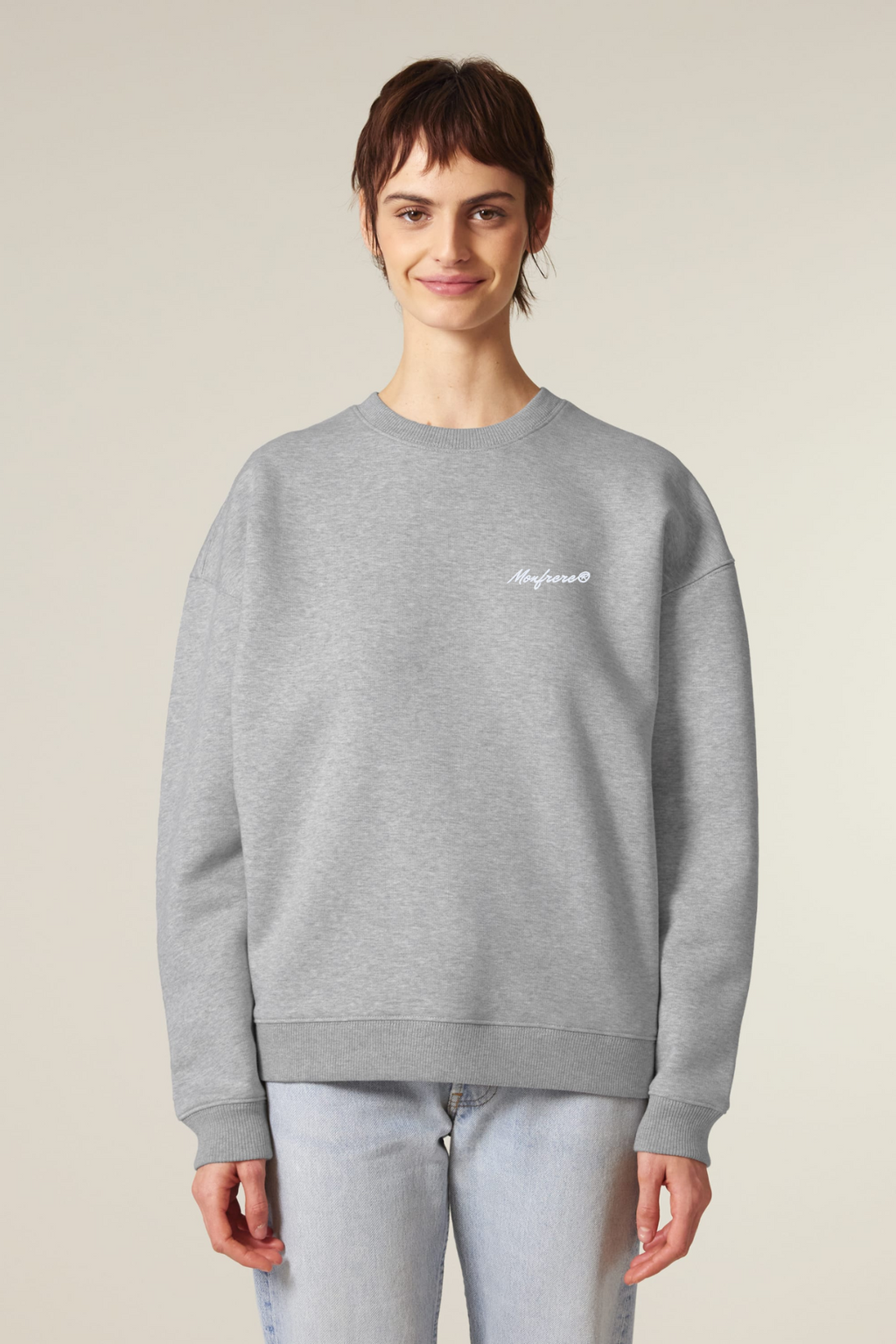 White Label Stick Oversize-Rundhals-Sweatshirt