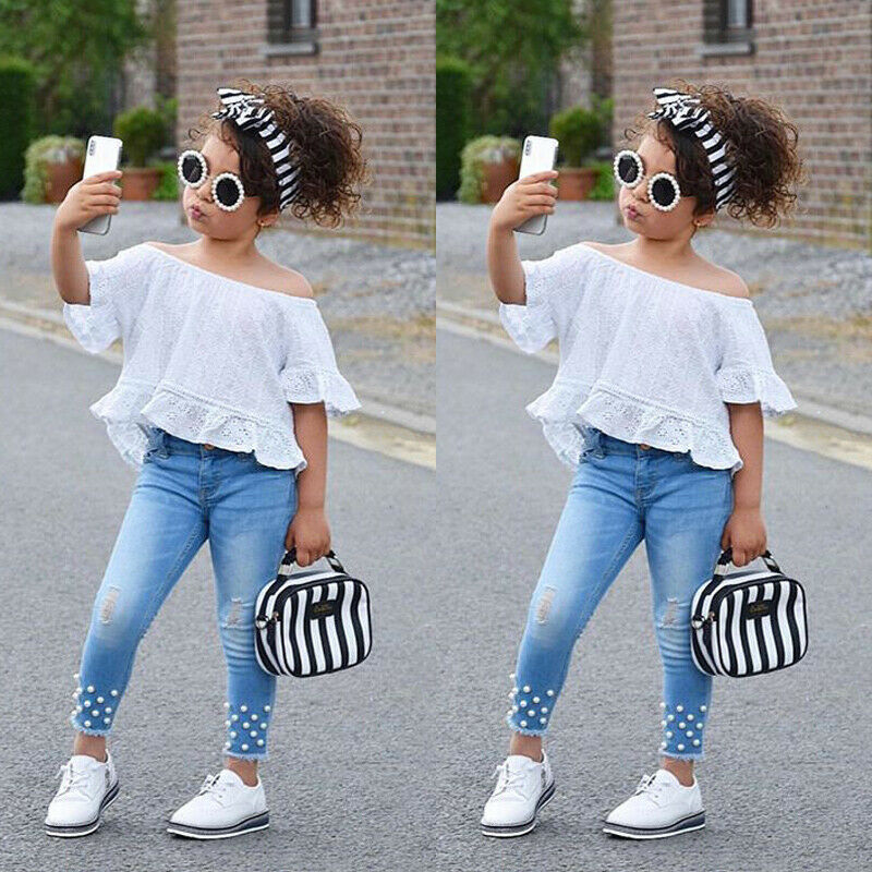 Hemd Shorts Mädchen Kinder Kleidung für Baby-Set Kinder