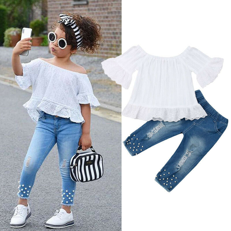 Hemd Shorts Mädchen Kinder Kleidung für Baby-Set Kinder