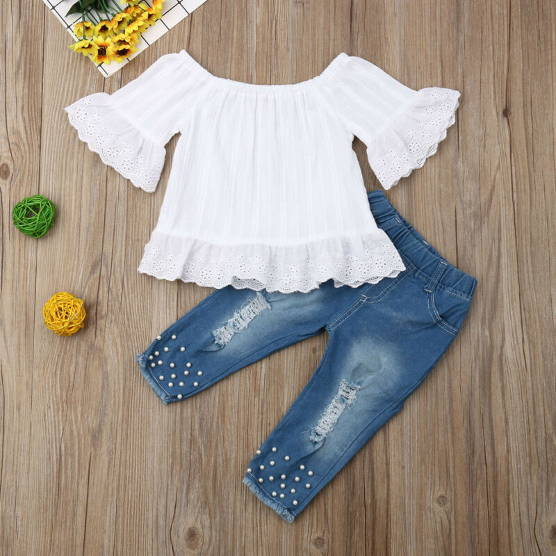 Hemd Shorts Mädchen Kinder Kleidung für Baby-Set Kinder