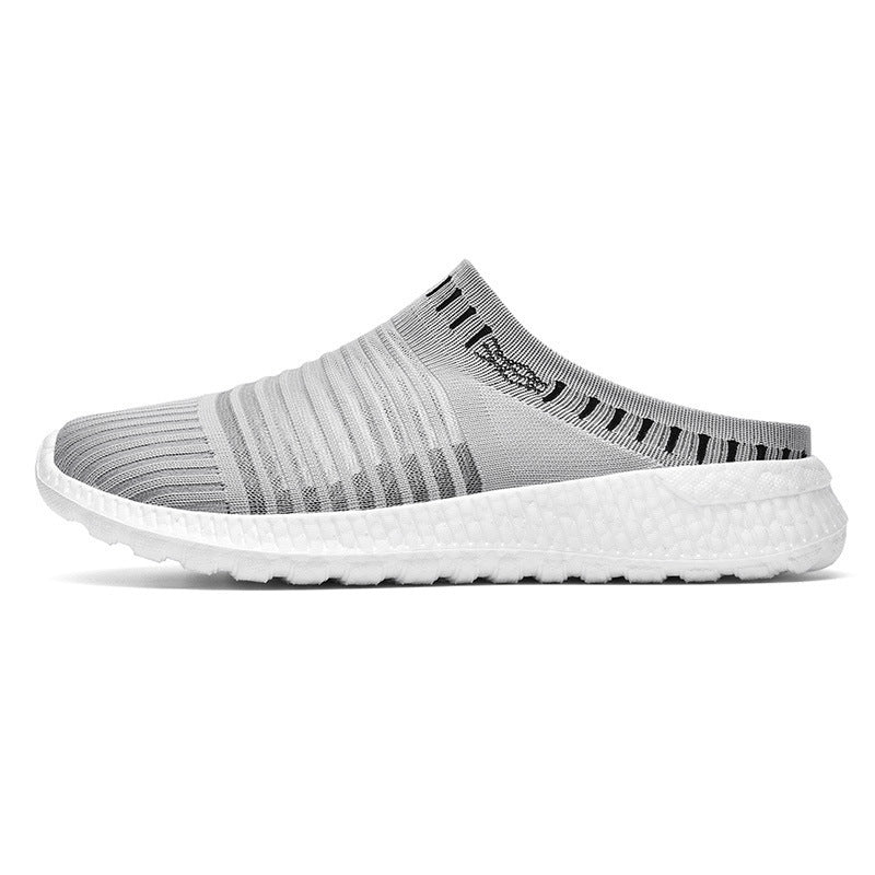 Sandales mi-mules en maille respirante pour hommes