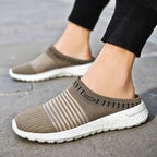 Men's Sandals Mesh Breathable Semi Slippers