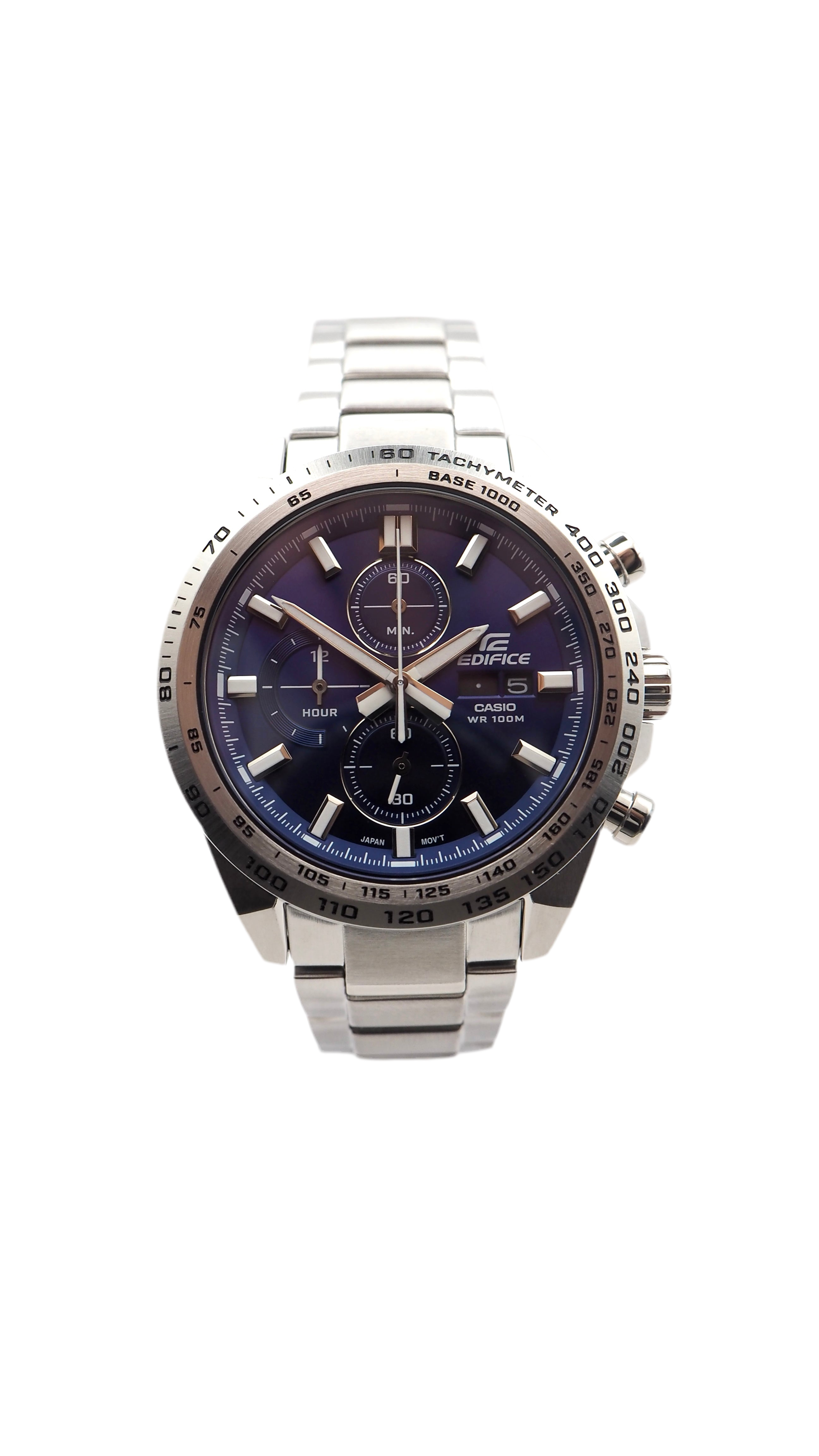 Casio Edifice EFR-574D-2AVUEF Chronograph Herrenuhr 42mm Edelstahl Neu OVP