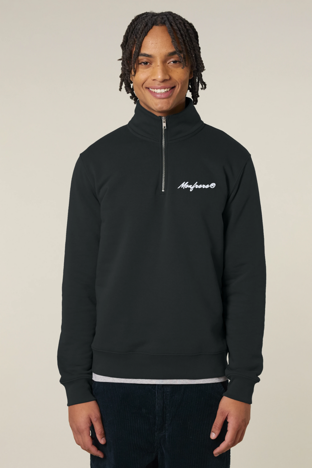 White Label Stick Unisex-Quarter-Zip-Sweatshirt