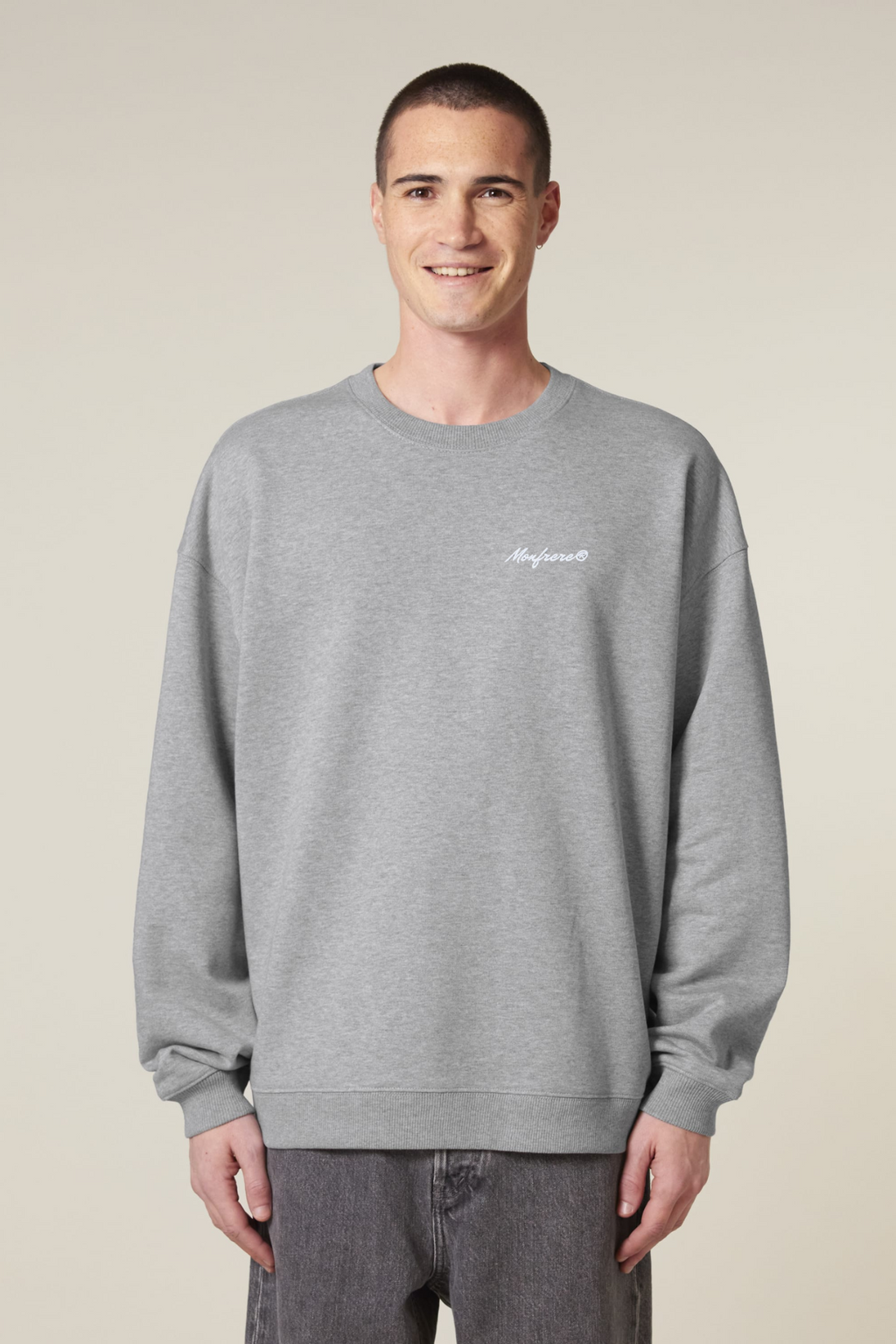 White Label Stick Oversize-Rundhals-Sweatshirt