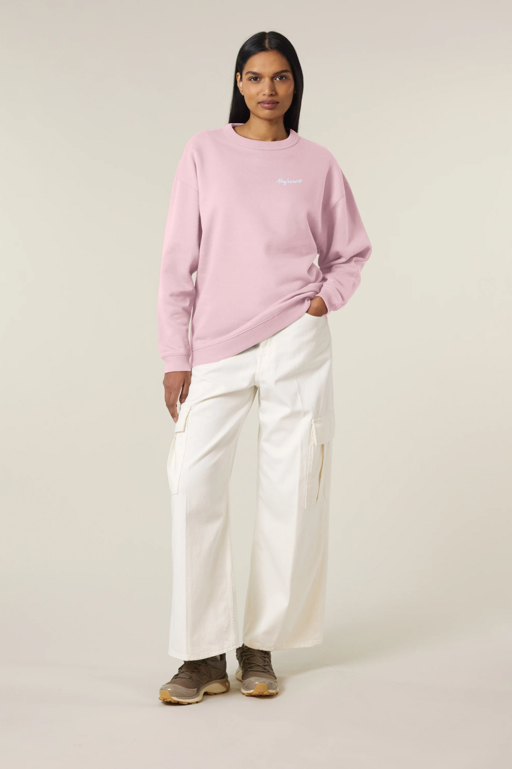 White Label Stick Oversize Damen Crewneck Sweatshirt