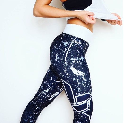 Legging Femme Imprimé Legging Respirant Pantalon Femme