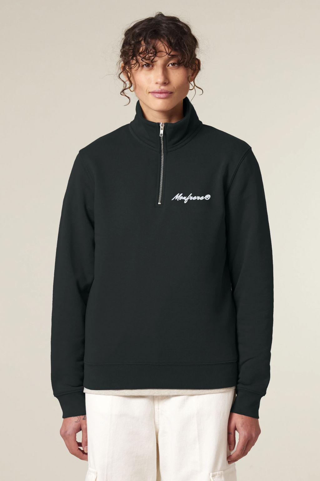 White Label Stick Unisex-Quarter-Zip-Sweatshirt