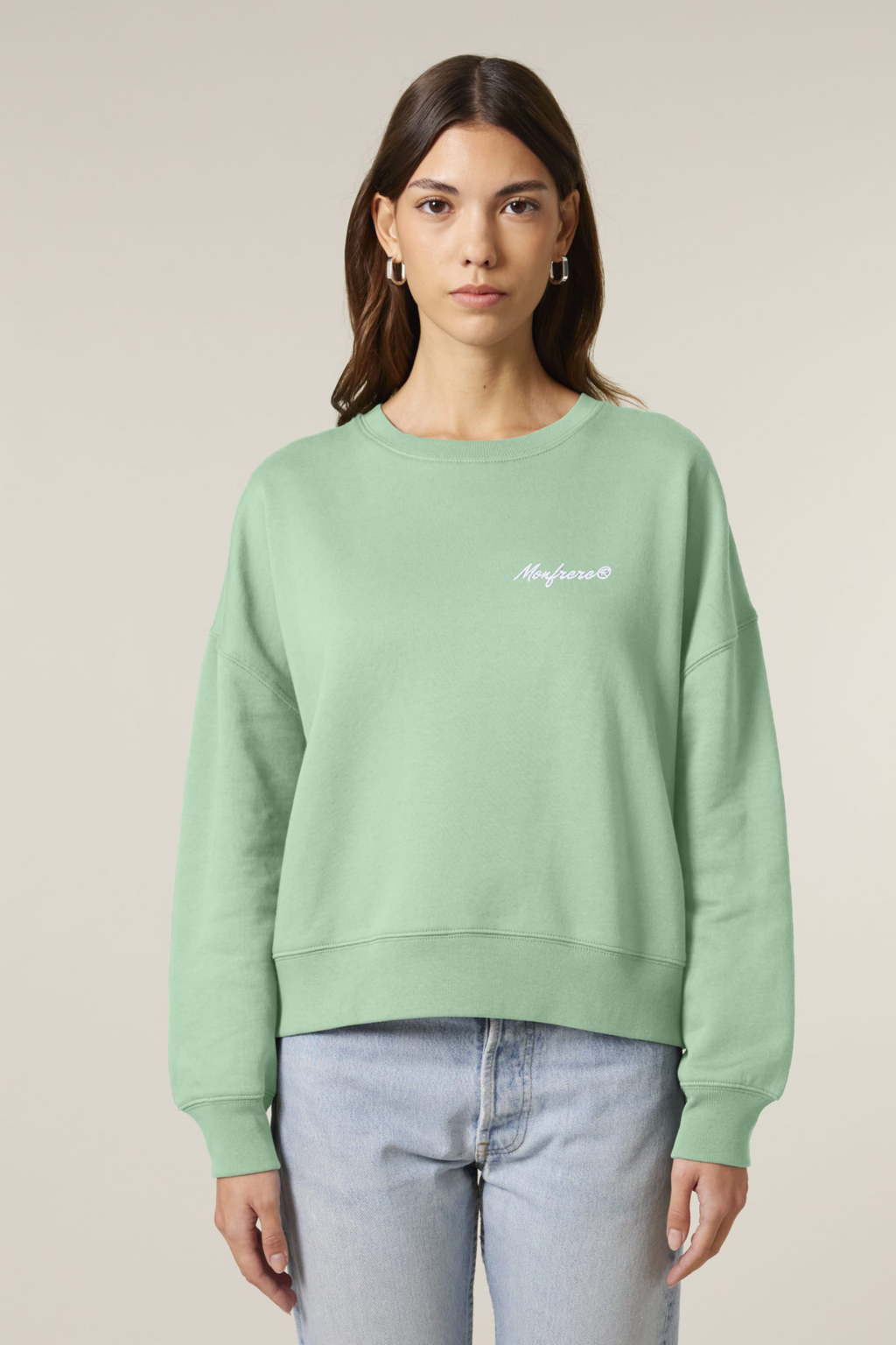 White Label Stick Damen-Rundhals-Sweatshirt