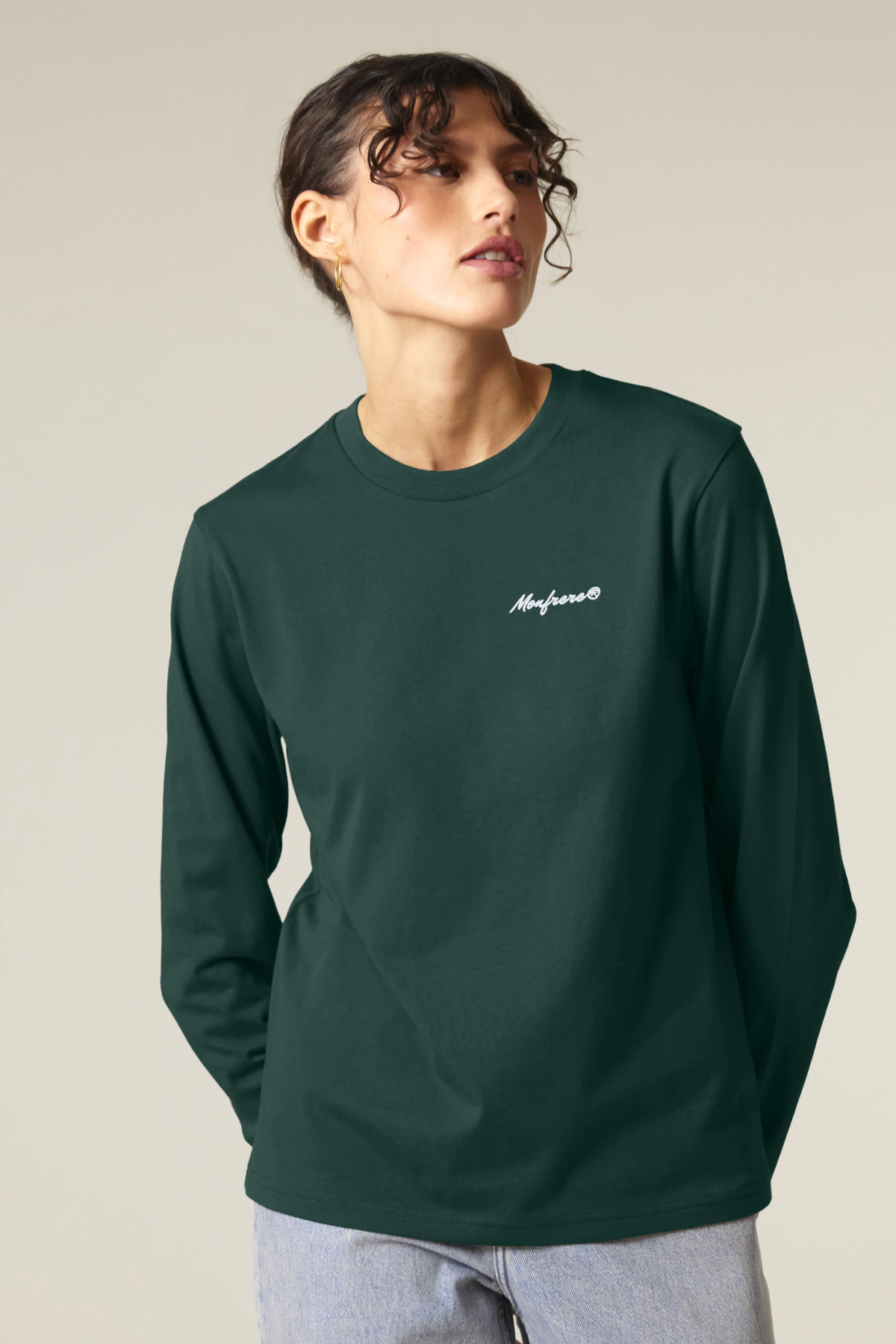 White Label Stick Unisex-Langarmshirt