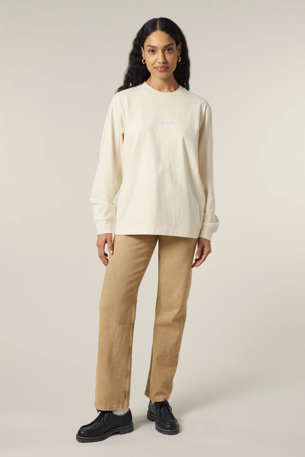 White Label Stick Unisex-Heavy-Weight-Langarmshirt