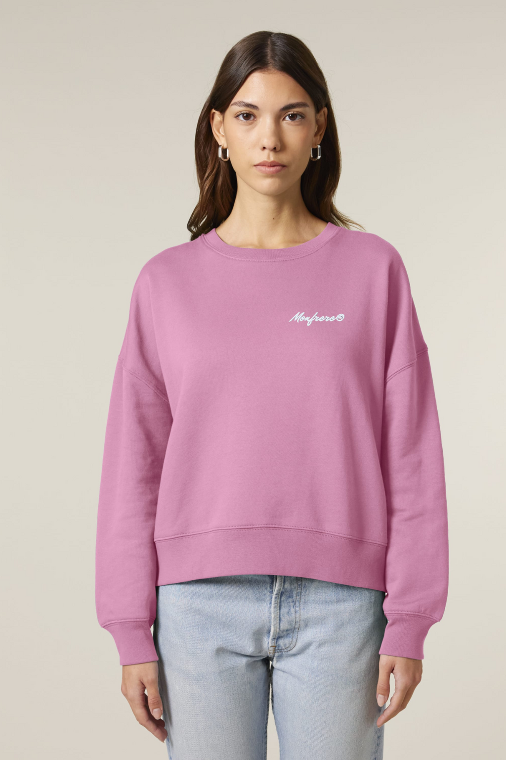 White Label Stick Damen-Rundhals-Sweatshirt