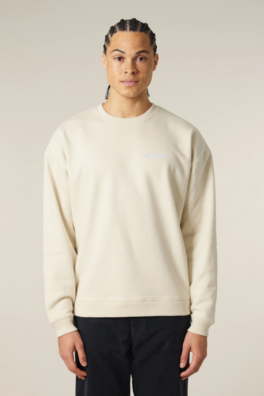 White Label Stick Oversize-Rundhals-Sweatshirt