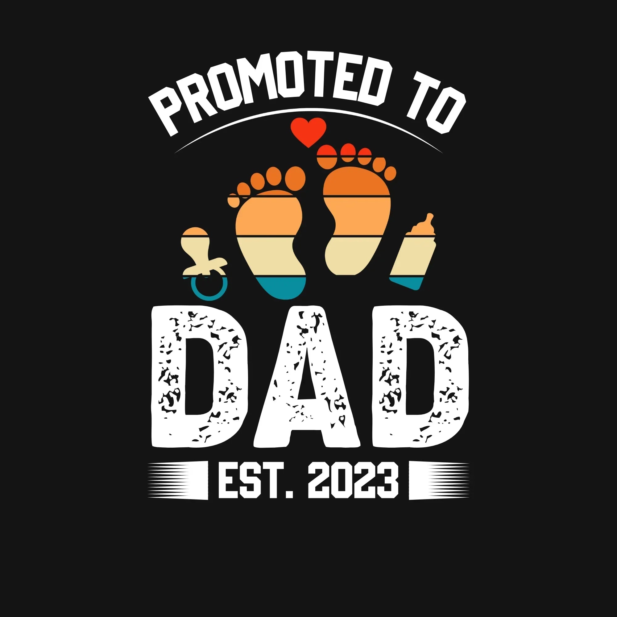 DAD T-Shirt PROMOTED personalisiert
