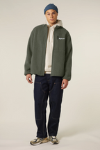 White Label Stick Unisex-Sherpa-Jacke