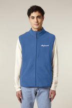 White Label Stick Herren ärmellose Fleece-Jacke