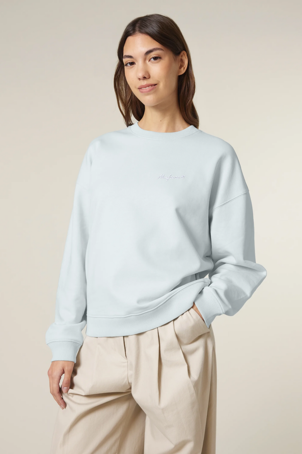 White Label Stick Oversize-Rundhals-Sweatshirt