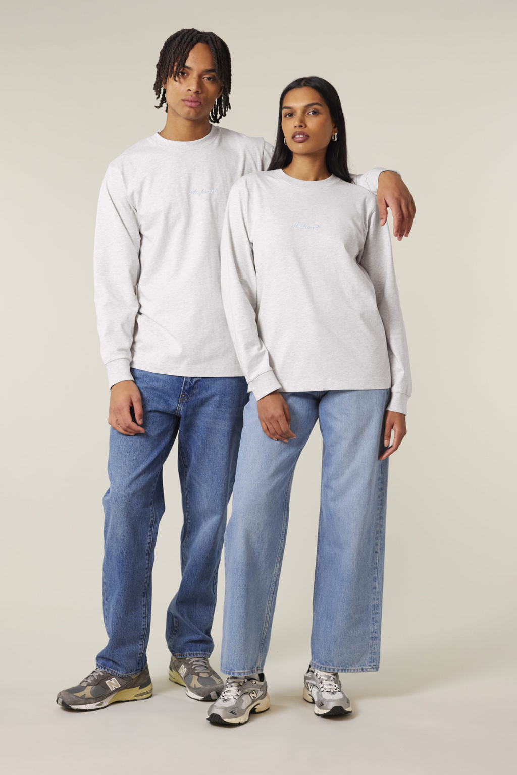 White Label Stick Unisex-Heavy-Weight-Langarmshirt