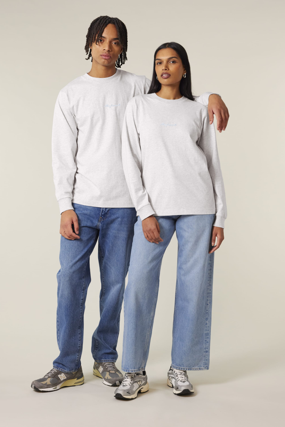 White Label Stick Unisex-Heavy-Weight-Langarmshirt