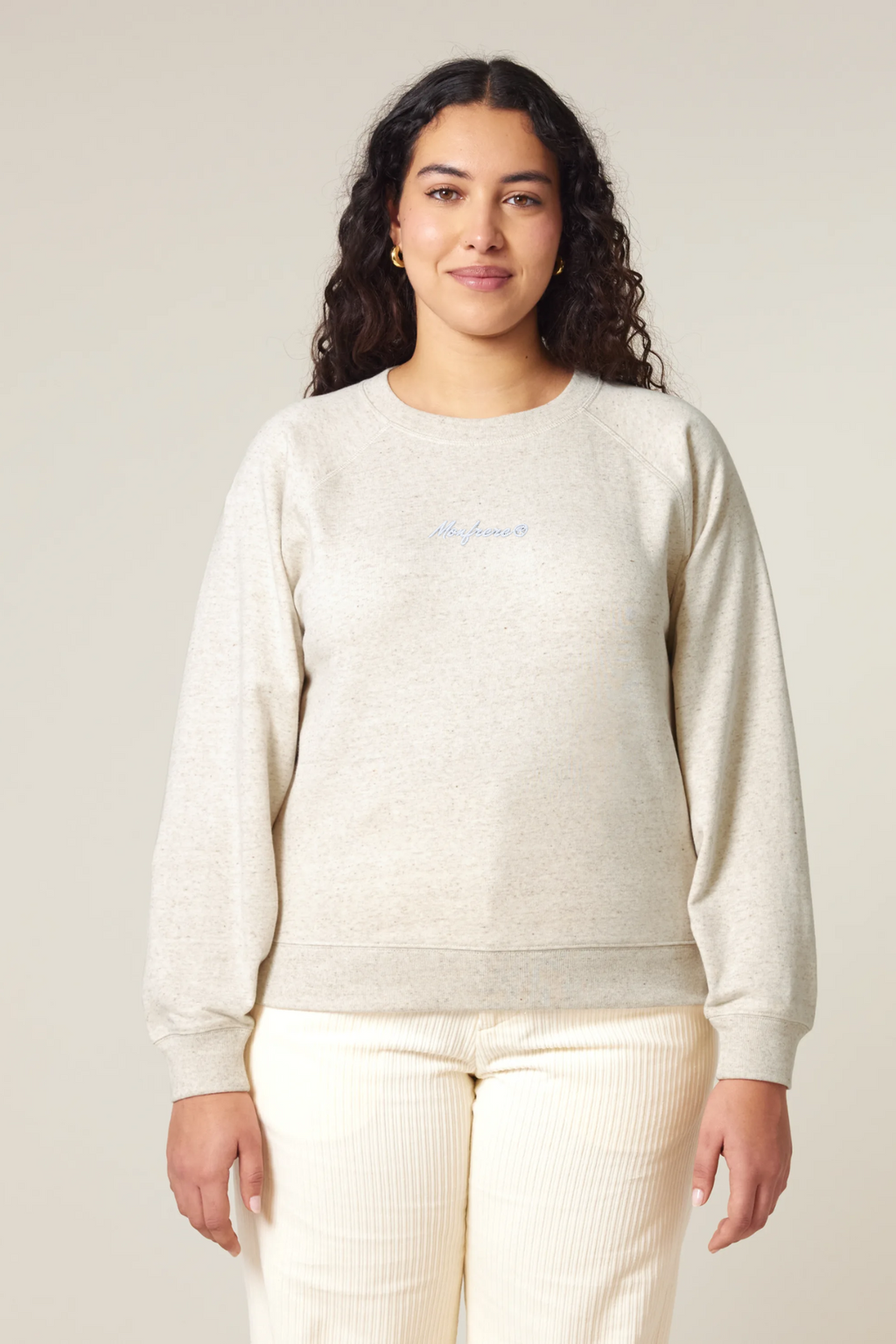 White Label Damen-Raglan-Sweatshirt mit Stickerei