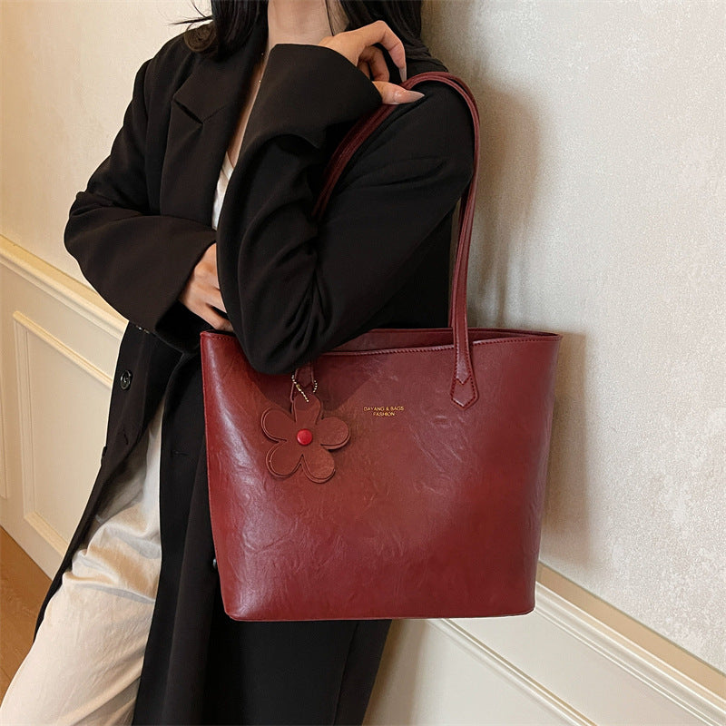 Sac à bandoulière, cabas structuré, sac à main simple pour femme