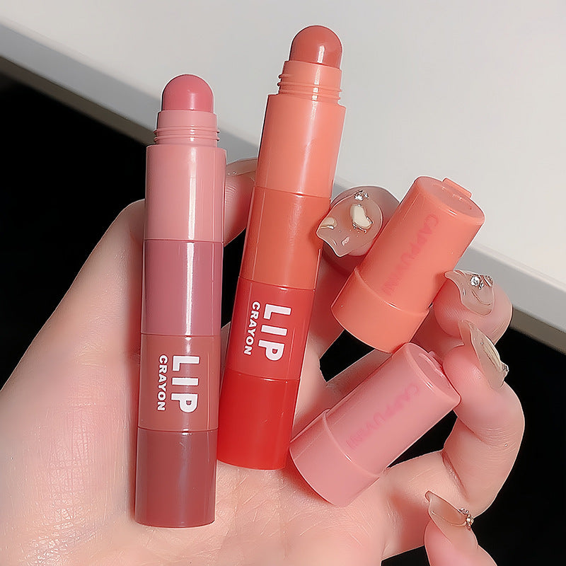 Crayon Lippenstift Lip Gloss Matt Samt Mehrfarbig
