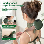 Bionischer Finger-Nacken- und Schultermassager, kabelloser zervikaler Trapezius-Knet-Massageschal mit bürstenlosem Motor