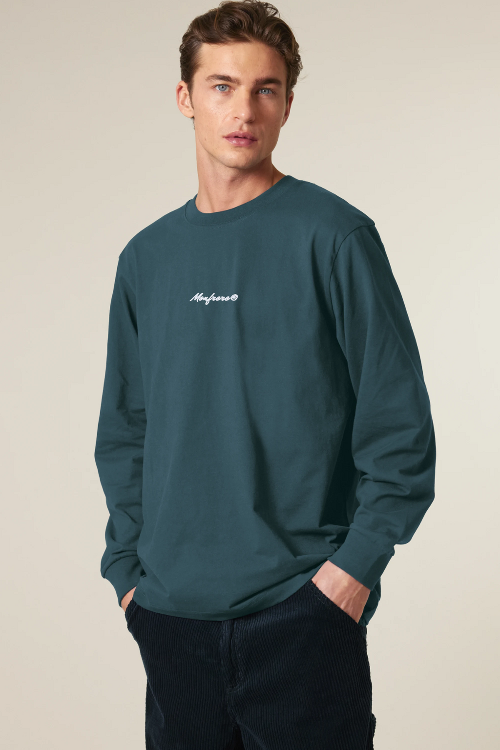 White Label Stick Unisex-Heavy-Weight-Langarmshirt