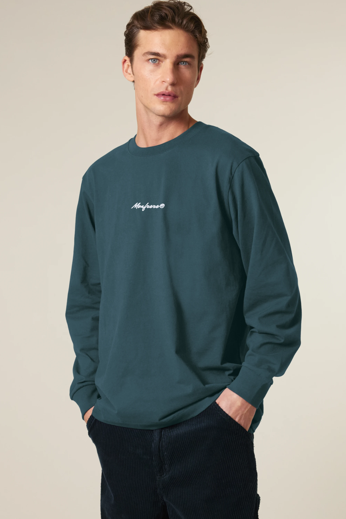 White Label Stick Unisex-Heavy-Weight-Langarmshirt