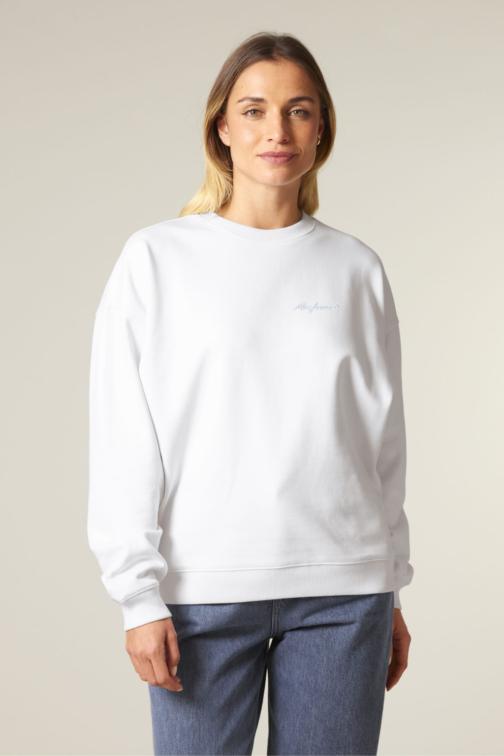 White Label Stick Oversize-Rundhals-Sweatshirt