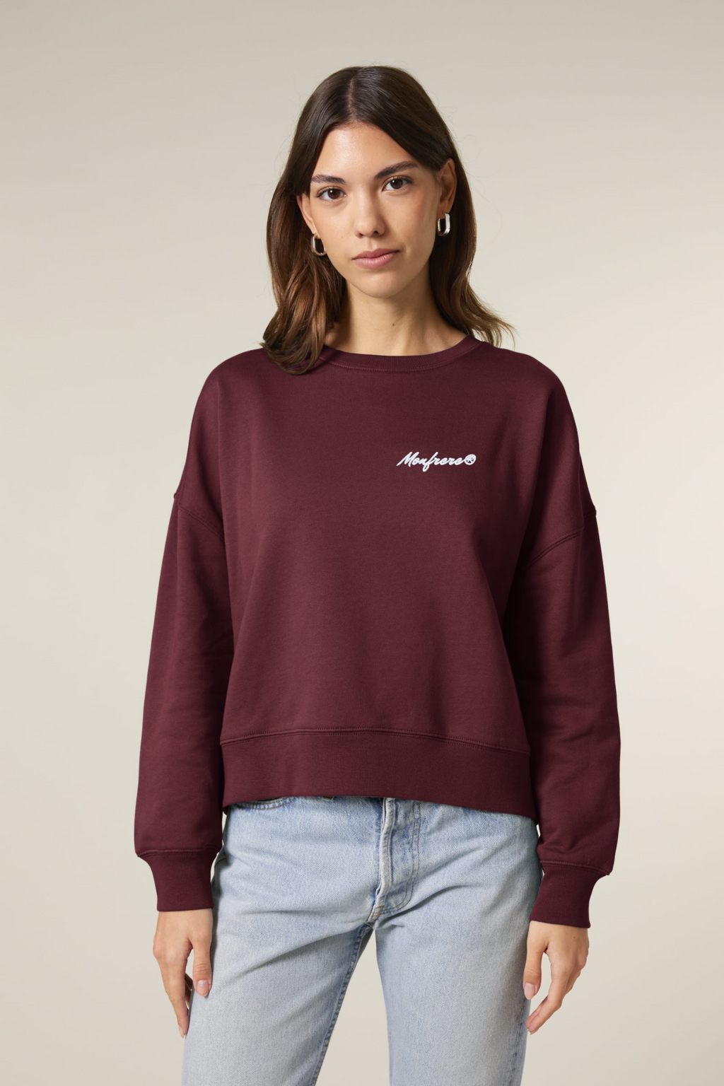 White Label Stick Damen-Rundhals-Sweatshirt