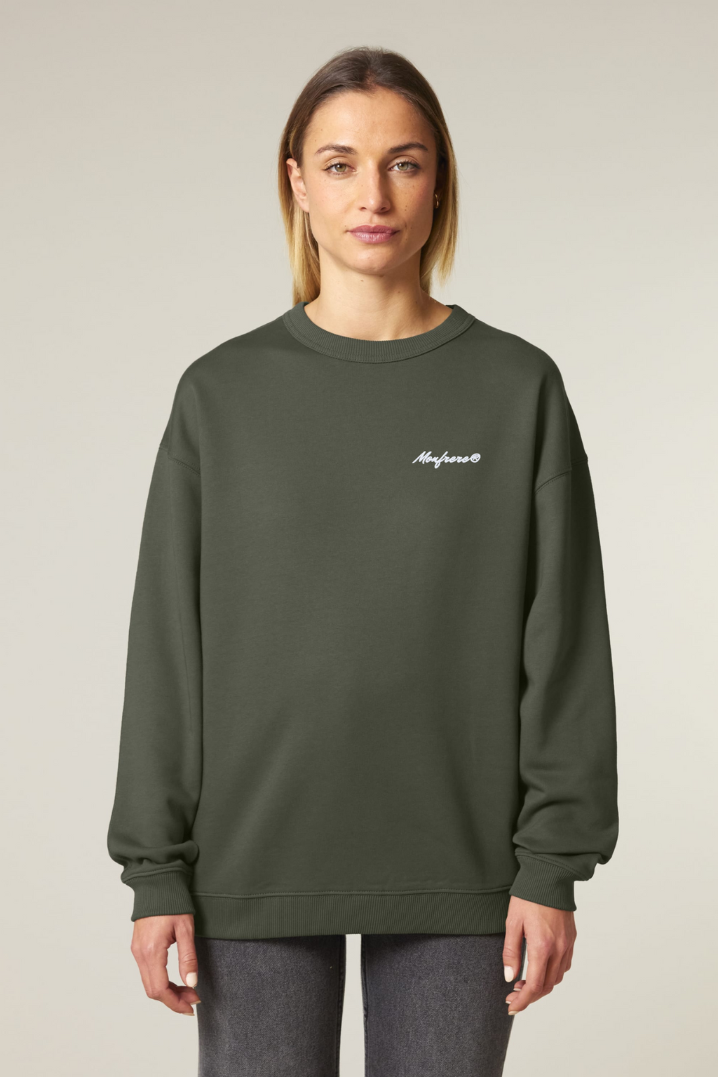White Label Stick Oversize Damen Crewneck Sweatshirt